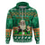 Personalised Ireland Christmas Hoodie Irish Santa Claus Nollaig Shona Duit - Wonder Print Shop