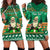 Personalised Ireland Christmas Hoodie Dress Irish Santa Claus Nollaig Shona Duit - Wonder Print Shop