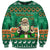 Personalised Ireland Christmas Sweatshirt Irish Santa Claus Nollaig Shona Duit - Wonder Print Shop