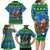 Personalised Scotland Christmas Family Matching Long Sleeve Bodycon Dress and Hawaiian Shirt Scottish Santa With Reindeer Nollaig Chridheil - Wonder Print Shop