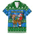 Personalised Scotland Christmas Family Matching Puletasi Dress and Hawaiian Shirt Scottish Santa With Reindeer Nollaig Chridheil - Wonder Print Shop