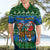 Personalised Scotland Christmas Hawaiian Shirt Scottish Santa With Reindeer Nollaig Chridheil - Wonder Print Shop