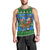 Personalised Scotland Christmas Men Tank Top Scottish Santa With Reindeer Nollaig Chridheil - Wonder Print Shop