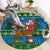 personalised-scotland-christmas-round-carpet-scottish-santa-with-reindeer-nollaig-chridheil