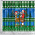 personalised-scotland-christmas-shower-curtain-scottish-santa-with-reindeer-nollaig-chridheil