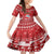Personalised Lithuania Christmas Family Matching Summer Maxi Dress and Hawaiian Shirt Linksmu Kaledu - Wonder Print Shop