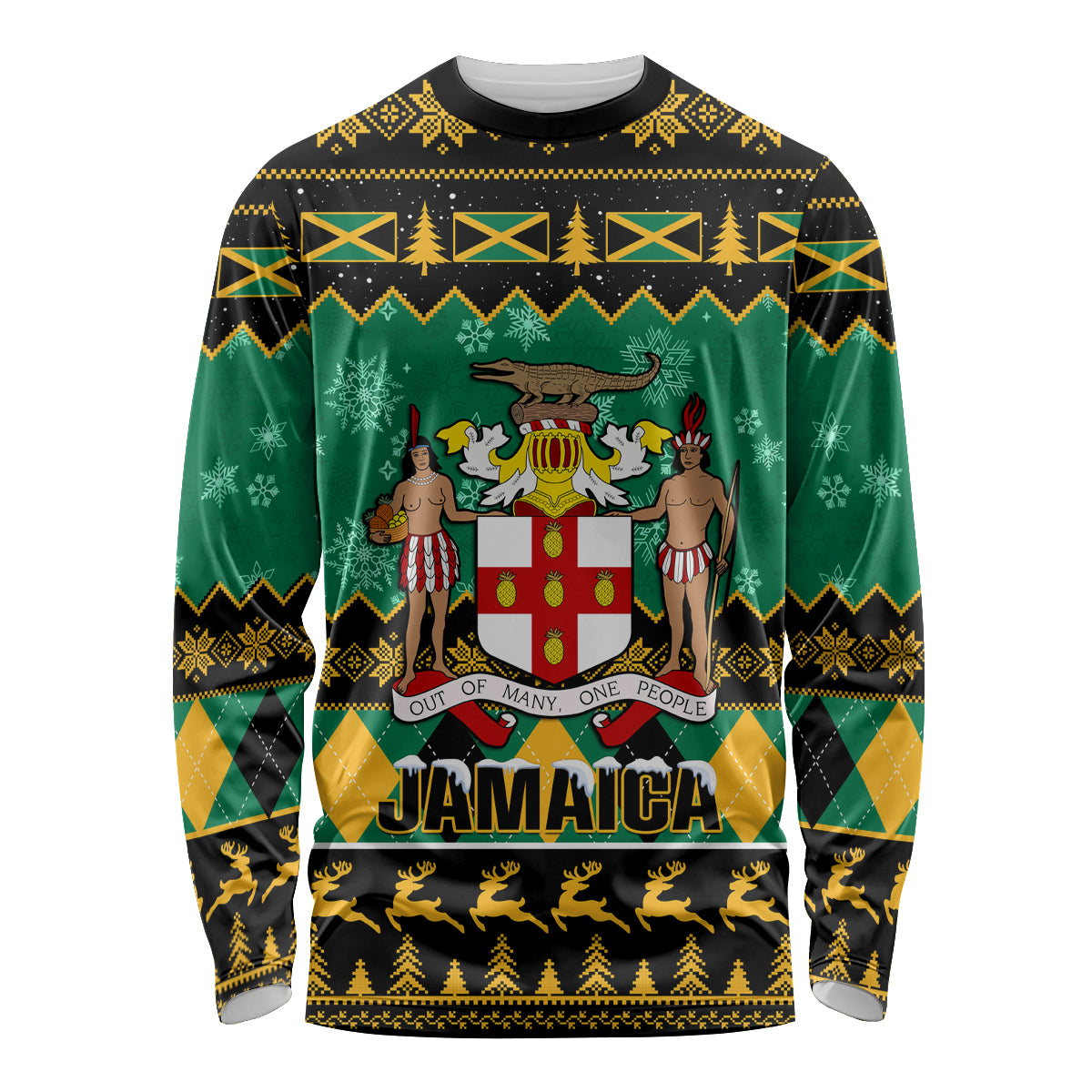 personalised-jamaica-christmas-long-sleeve-shirt-jamaican-coat-of-arms-xmas-vibes