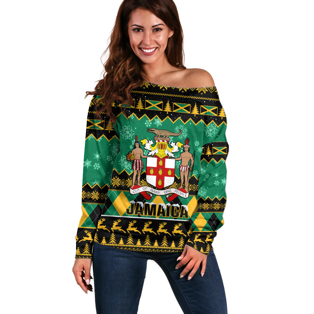 personalised-jamaica-christmas-off-shoulder-sweater-jamaican-coat-of-arms-xmas-vibes