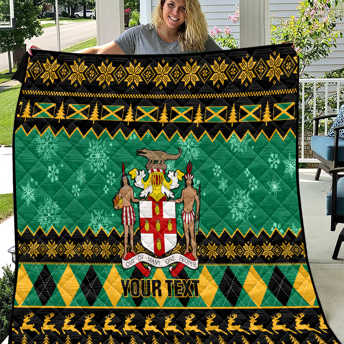 personalised-jamaica-christmas-quilt-jamaican-coat-of-arms-xmas-vibes