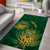 Custom South Africa Cricket Area Rug Go Champions Proteas - Wonder Print Shop