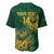 Custom South Africa Cricket Baseball Jersey Go Champions Proteas - Wonder Print Shop