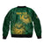 Custom South Africa Cricket Bomber Jacket Go Champions Proteas - Wonder Print Shop