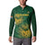 Custom South Africa Cricket Button Sweatshirt Go Champions Proteas - Wonder Print Shop