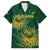 Custom South Africa Cricket Family Matching Long Sleeve Bodycon Dress and Hawaiian Shirt Go Champions Proteas - Wonder Print Shop