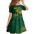 Custom South Africa Cricket Family Matching Summer Maxi Dress and Hawaiian Shirt Go Champions Proteas - Wonder Print Shop