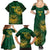 Custom South Africa Cricket Family Matching Summer Maxi Dress and Hawaiian Shirt Go Champions Proteas - Wonder Print Shop