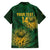 Custom South Africa Cricket Family Matching Summer Maxi Dress and Hawaiian Shirt Go Champions Proteas - Wonder Print Shop