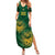 Custom South Africa Cricket Family Matching Summer Maxi Dress and Hawaiian Shirt Go Champions Proteas - Wonder Print Shop