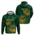 Custom South Africa Cricket Hoodie Go Champions Proteas - Wonder Print Shop