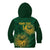 Custom South Africa Cricket Kid Hoodie Go Champions Proteas - Wonder Print Shop