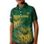 Custom South Africa Cricket Kid Polo Shirt Go Champions Proteas - Wonder Print Shop