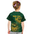 Custom South Africa Cricket Kid T Shirt Go Champions Proteas - Wonder Print Shop