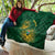 Custom South Africa Cricket Quilt Go Champions Proteas