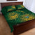 Custom South Africa Cricket Quilt Bed Set Go Champions Proteas