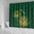 Custom South Africa Cricket Shower Curtain Go Champions Proteas