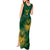 Custom South Africa Cricket Tank Maxi Dress Go Champions Proteas