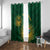 Custom South Africa Cricket Window Curtain Go Champions Proteas - Wonder Print Shop