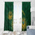 Custom South Africa Cricket Window Curtain Go Champions Proteas - Wonder Print Shop