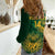 Custom South Africa Cricket Women Casual Shirt Go Champions Proteas