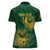 Custom South Africa Cricket Women Polo Shirt Go Champions Proteas