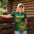 Custom South Africa Cricket Women Polo Shirt Go Champions Proteas