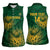 Custom South Africa Cricket Women Sleeveless Polo Shirt Go Champions Proteas