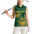 Custom South Africa Cricket Women Sleeveless Polo Shirt Go Champions Proteas