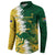 Custom Australia And South Africa Cricket Button Sweatshirt Aussies Proteas Together - Wonder Print Shop