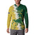 Custom Australia And South Africa Cricket Button Sweatshirt Aussies Proteas Together - Wonder Print Shop