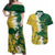 Custom Australia And South Africa Cricket Couples Matching Off Shoulder Maxi Dress and Hawaiian Shirt Aussies Proteas Together - Wonder Print Shop