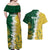 Custom Australia And South Africa Cricket Couples Matching Off Shoulder Maxi Dress and Hawaiian Shirt Aussies Proteas Together - Wonder Print Shop