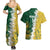 Custom Australia And South Africa Cricket Couples Matching Summer Maxi Dress and Hawaiian Shirt Aussies Proteas Together - Wonder Print Shop