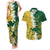 Custom Australia And South Africa Cricket Couples Matching Tank Maxi Dress and Hawaiian Shirt Aussies Proteas Together - Wonder Print Shop