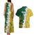 Custom Australia And South Africa Cricket Couples Matching Tank Maxi Dress and Hawaiian Shirt Aussies Proteas Together - Wonder Print Shop