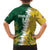 Custom Australia And South Africa Cricket Family Matching Long Sleeve Bodycon Dress and Hawaiian Shirt Aussies Proteas Together - Wonder Print Shop