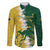 Custom Australia And South Africa Cricket Family Matching Long Sleeve Bodycon Dress and Hawaiian Shirt Aussies Proteas Together - Wonder Print Shop