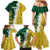 Custom Australia And South Africa Cricket Family Matching Mermaid Dress and Hawaiian Shirt Aussies Proteas Together - Wonder Print Shop