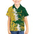 Custom Australia And South Africa Cricket Family Matching Off Shoulder Short Dress and Hawaiian Shirt Aussies Proteas Together - Wonder Print Shop