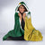 Custom Australia And South Africa Cricket Hooded Blanket Aussies Proteas Together