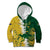 Custom Australia And South Africa Cricket Kid Hoodie Aussies Proteas Together - Wonder Print Shop